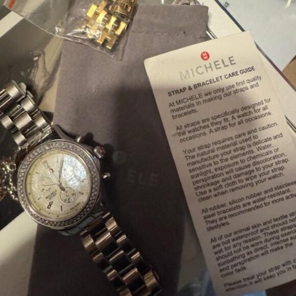 Michele Watch with Diamonds - Picture 1 of 5